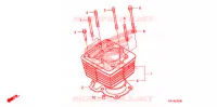 CYLINDRE pour Honda FOURTRAX SPORT 400 EX de 2008