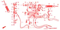LEVIER DE GUIDON   CABLE   COMMODO (2) pour Honda FOURTRAX SPORT 400 EX de 2008
