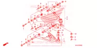 TRIANGLES AVANT pour Honda FOURTRAX SPORT 400 EX de 2008