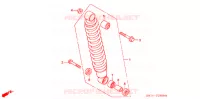 AMORTISSEUR ARRIERE pour Honda FOURTRAX 400 RANCHER AT de 2004
