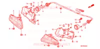 FEU ARRIERE pour Honda FOURTRAX 400 RANCHER AT de 2004