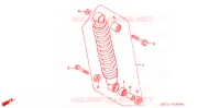 AMORTISSEUR ARRIERE pour Honda FOURTRAX 400 RANCHER AT GPS de 2004