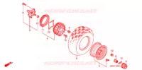 ROUE AVANT pour Honda FOURTRAX 400 RANCHER AT GPS de 2005