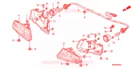 FEU ARRIERE pour Honda FOURTRAX 400 RANCHER AT GPS de 2006