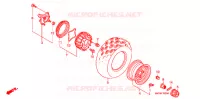 ROUE AVANT pour Honda FOURTRAX 400 RANCHER AT GPS de 2006