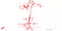 ARBRE DE DIRECTION pour Honda FOURTRAX 400 RANCHER AT GPS de 2007