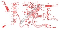 LEVIER DE GUIDON   CABLE   COMMODO (2) pour Honda SPORTRAX TRX 400 X de 2012