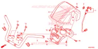 GUIDON pour Honda FOURTRAX 420 RANCHER 4X4 DCT PS CAMO de 2015