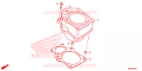 CYLINDRE pour Honda FOURTRAX 420 RANCHER 4X4 DCT EPS CAMO de 2016