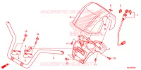 GUIDON pour Honda FOURTRAX 420 RANCHER 4X4 DCT IRS CAMO de 2015