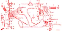 LEVIER DE GUIDON   CABLE   COMMODO pour Honda FOURTRAX 420 RANCHER 4X4 DCT IRS CAMO de 2015