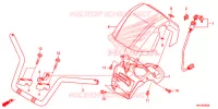 GUIDON pour Honda FOURTRAX 420 RANCHER 4X4 AT DCT IRS de 2016