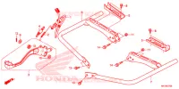 REPOSE PIED   PEDALE pour Honda FOURTRAX 420 RANCHER 4X4 AT DCT IRS de 2016
