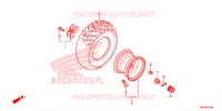 ROUE ARRIERE pour Honda FOURTRAX 420 RANCHER 4X4 AT DCT IRS de 2016