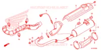 SILENCIEUX D'ECHAPPEMENT pour Honda FOURTRAX 420 RANCHER 4X4 AT DCT IRS de 2016