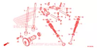 ARBRE A CAMES   SOUPAPE pour Honda FOURTRAX 420 RANCHER 4X4 AT DCT IRS de 2016