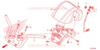GUIDON pour Honda FOURTRAX 420 RANCHER 4X4 AT DCT IRS EPS de 2016