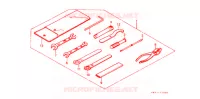 OUTIL pour Honda CBX125 CUSTOM de 1991