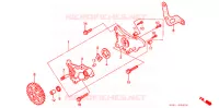 POMPE A HUILE pour Honda CBX125 CUSTOM de 1991