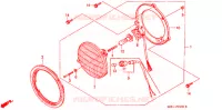 PHARE (CBX125F) pour Honda CBX 125 de 1986