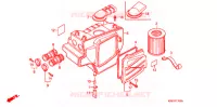 FILTRE A AIR pour Honda CBX 125 de 1991