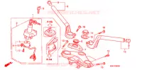 GUIDON   TE DE FOURCHE (CBX125F) pour Honda CBX 125 de 1991