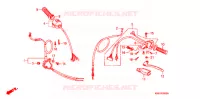 LEVIER DE GUIDON   CABLE   COMMODO (CBX125FE/H/N) pour Honda CBX 125 de 1991