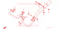 SILENCIEUX D'ECHAPPEMENT (CBX125F) pour Honda CBX 125 de 1991