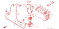 BATTERIE pour Honda SPACY 125 de 2006