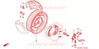 ROUE ARRIERE pour Honda SPACY 125 de 2006