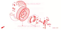 ROUE ARRIERE pour Honda SPACY 125 LEARNING de 2007