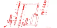 FOURCHE pour Honda PAL 50 M de 1987