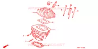 CYLINDRE   CULASSE pour Honda CABINA 90 de 1995
