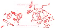 BOITE DE VITESSES pour Honda 50 LIVE DIO ZX, front brake disk, NH237I de 1994