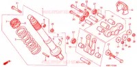 AMORTISSEUR ARRIERE (1) pour Honda TLM 200 de 1987