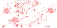 CLIGNOTANT pour Honda TLM 220 de 1992