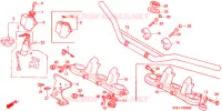 GUIDON   TE DE FOURCHE pour Honda TLM 220 de 1992