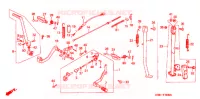 PEDALE   KICK pour Honda TLM 220 de 1992