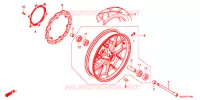 ROUE AVANT pour Honda CB 400 X de 2017