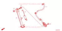 BEQUILLE LATERALE pour Honda CBR 400 R de 2018