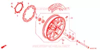 ROUE AVANT pour Honda CBR 400 R de 2018