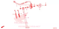BEQUILLE pour Honda CRF 250 RALLYE ABS de 2017