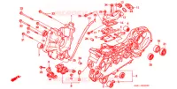CARTER MOTEUR   POMPE A HUILE pour Honda 50 SUPER DIO SR front disk de 1991