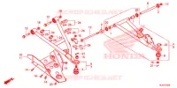 TRIANGLES AVANT pour Honda PIONEER 1000 M3 EPS de 2017