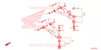 TRIANGLES AVANT pour Honda PIONEER 500 M2 CAMO de 2017