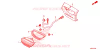 FEU ARRIERE pour Honda TRX 250 FOURTRAX RECON Electric Shift de 2017