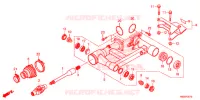 BRAS OSCILLANT pour Honda TRX 250 FOURTRAX RECON Electric Shift de 2017