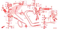 LEVIER DE GUIDON   CABLE   COMMODO pour Honda TRX 250 FOURTRAX RECON Electric Shift de 2017