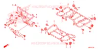 SUPPORT pour Honda TRX 250 FOURTRAX RECON Electric Shift de 2017