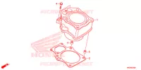 CYLINDRE pour Honda FOURTRAX 420 RANCHER 4X4 ES CAMO de 2017